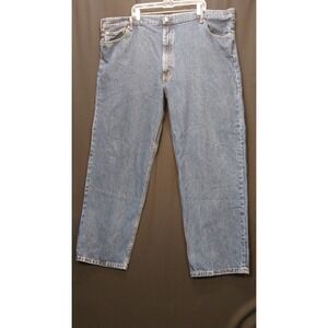 Levis 550 Relaxed Fit Tapered Leg Blue Denim Jeans Mens W52 L34 01550-4886
